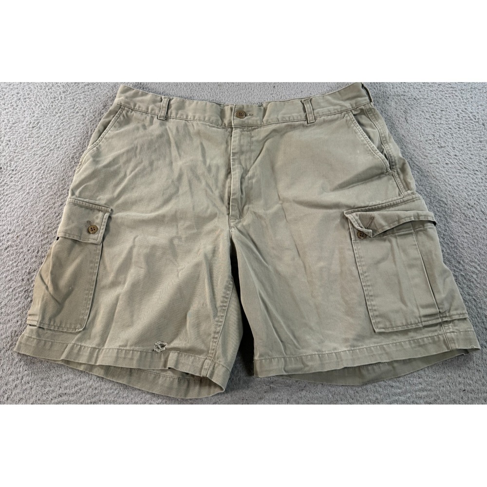 Polo Ralph Lauren Chino Short Men's 38 Khaki Cotton Cargo Khaki Utility Preppy
